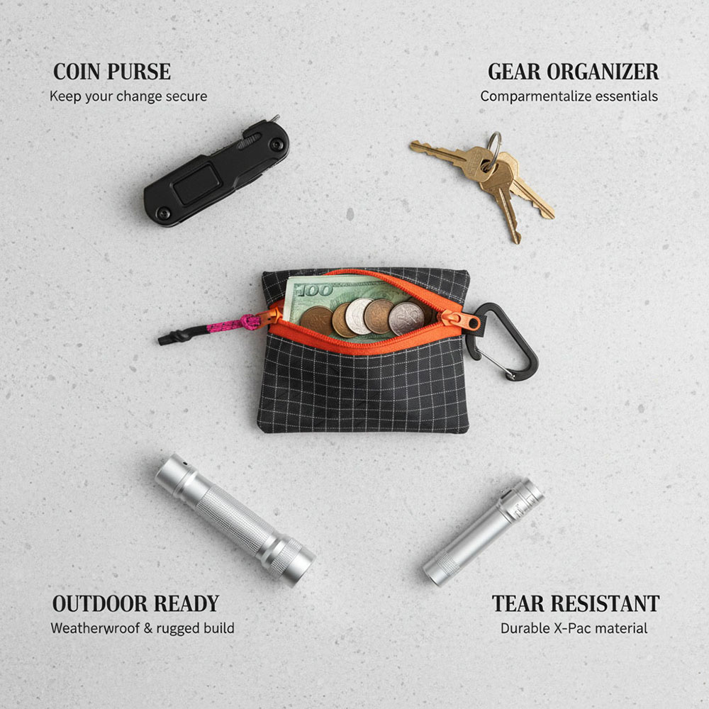 Edc Carry Kit - حقيبة تخزين خارجية من UHMWPE، حقيبة
