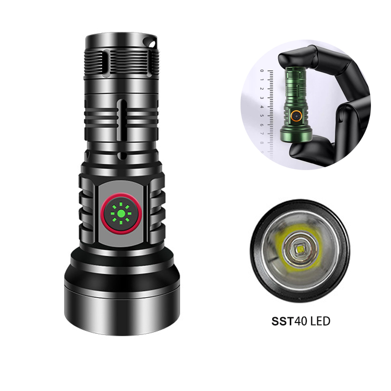 Edc Day Carry - USB قابلة لإعادة الشحن LED ،