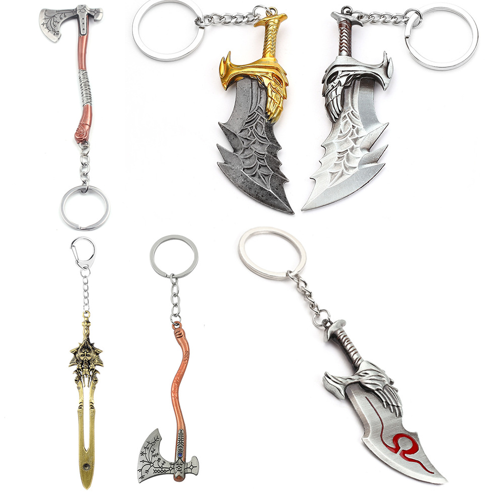 Carabiner Keychain - سلسلة مفاتيح على شكل سيف كريتوس