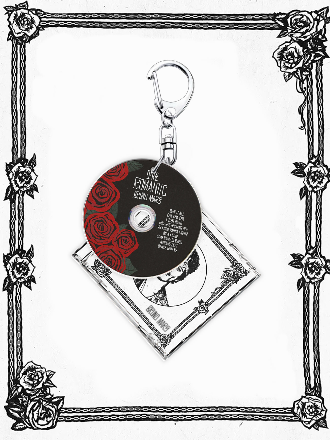 Carabiner Keychain - سلسلة مفاتيح برونو، سلسلة مفاتيح ألبوم