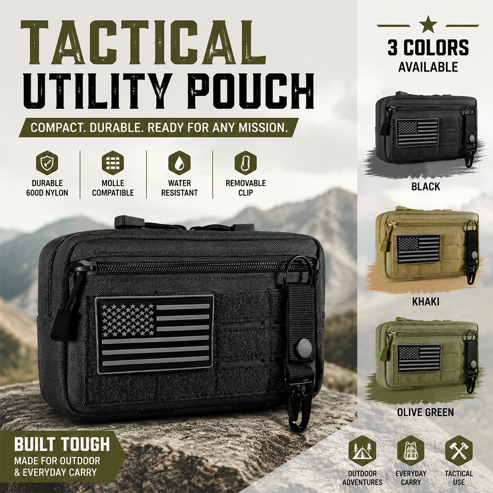 Edc Carry Box - حقيبة تكتيكية متعددة الاستخدامات للإسعافات الأولية
