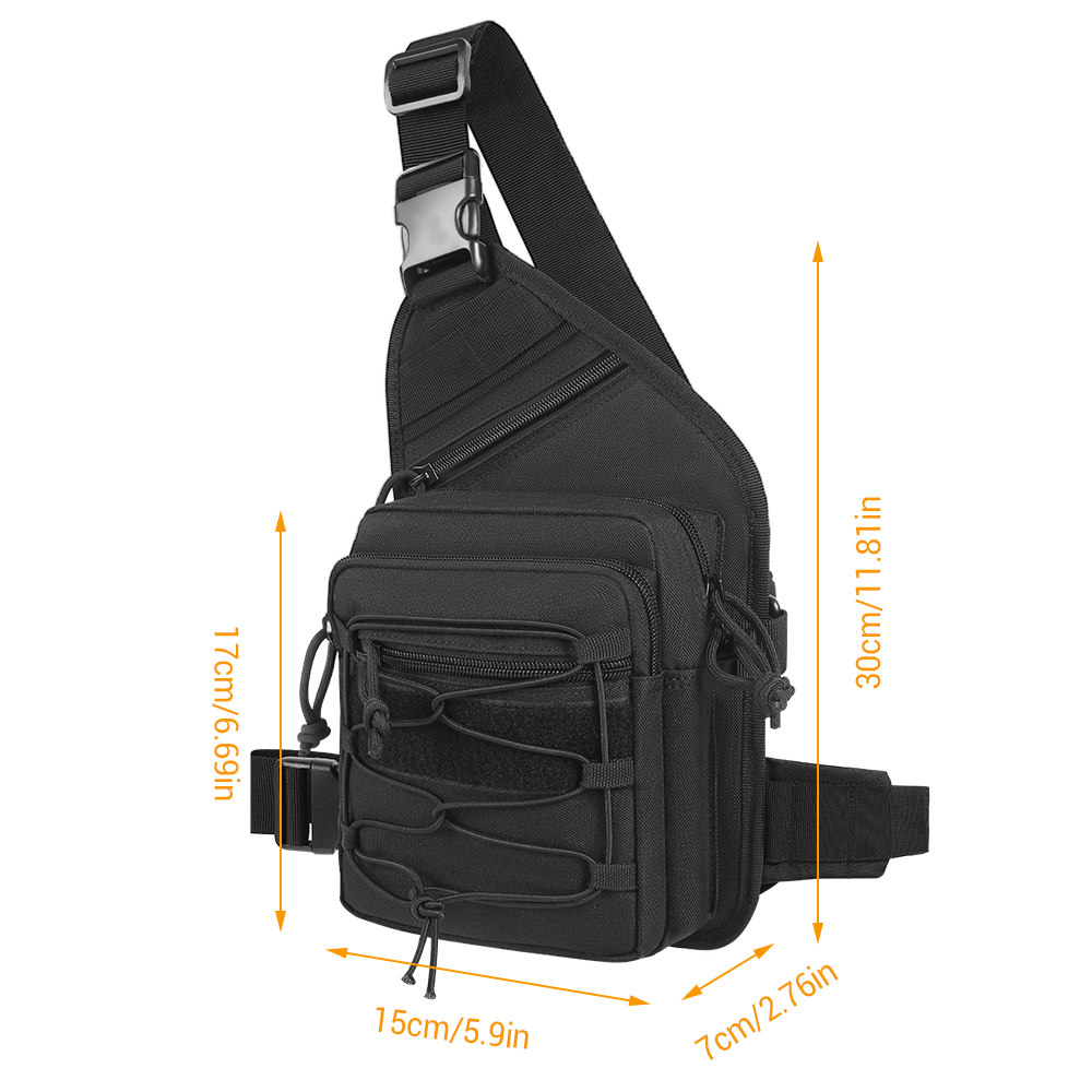 Edc Concealed Carry Sling Bag - حقيبة حمل مخفية تكتيكية، حقيبة ظهر