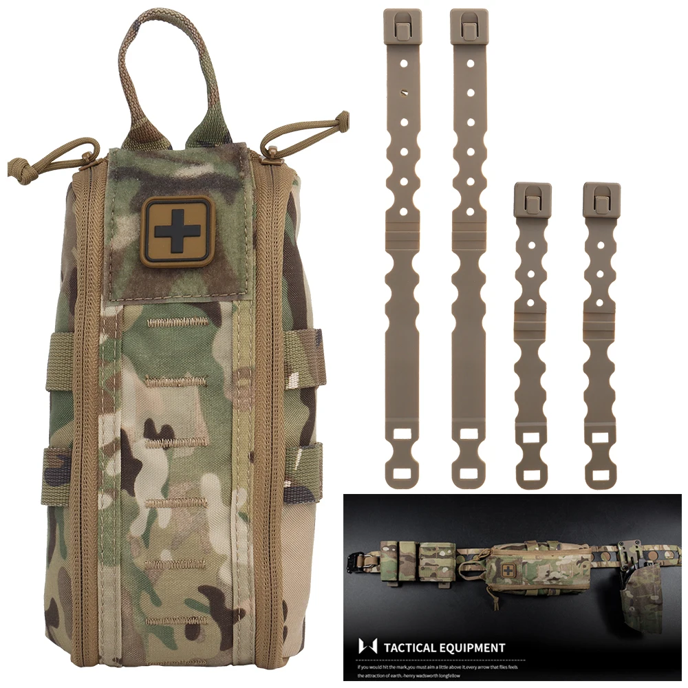 Edc Carry Belt - مجموعة الإسعافات الأولية التكتيكية ، حقيبة
