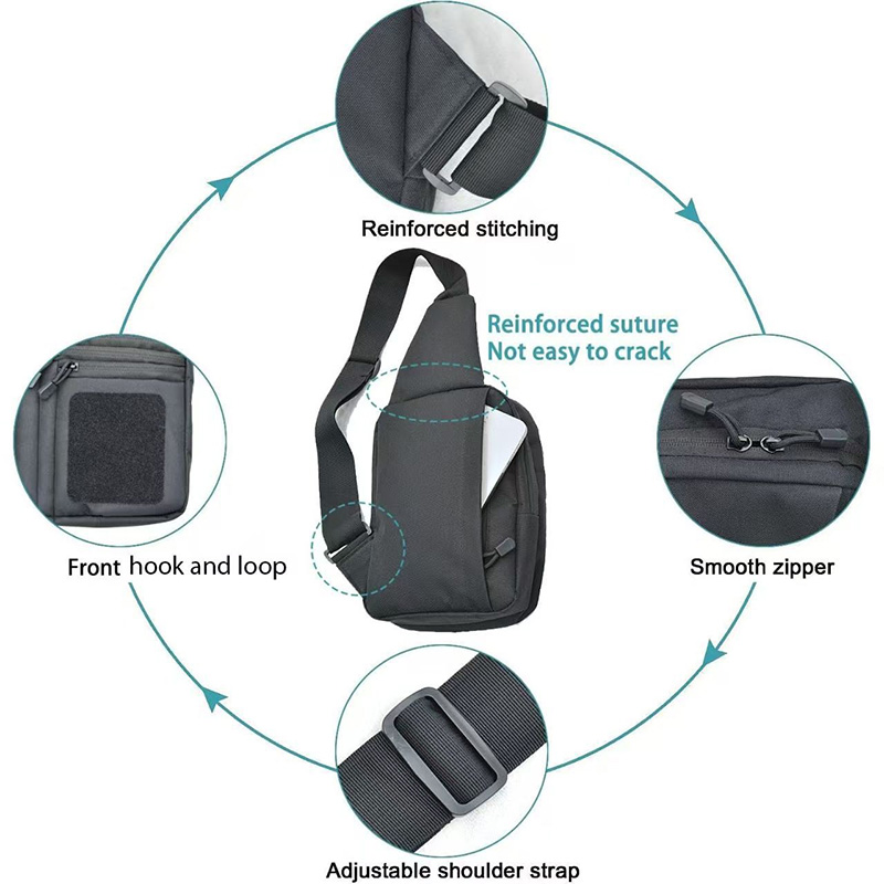 حقيبة مسدس تكتيكية، حافظة مسدس - مراجعة Edc Concealed Carry Sling Bag وسعره