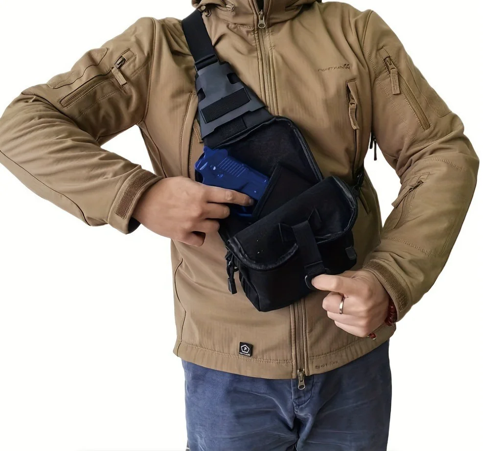 حقيبة كتف تكتيكية للحمل المخفي - مراجعة Edc Concealed Carry Sling Bag وسعره