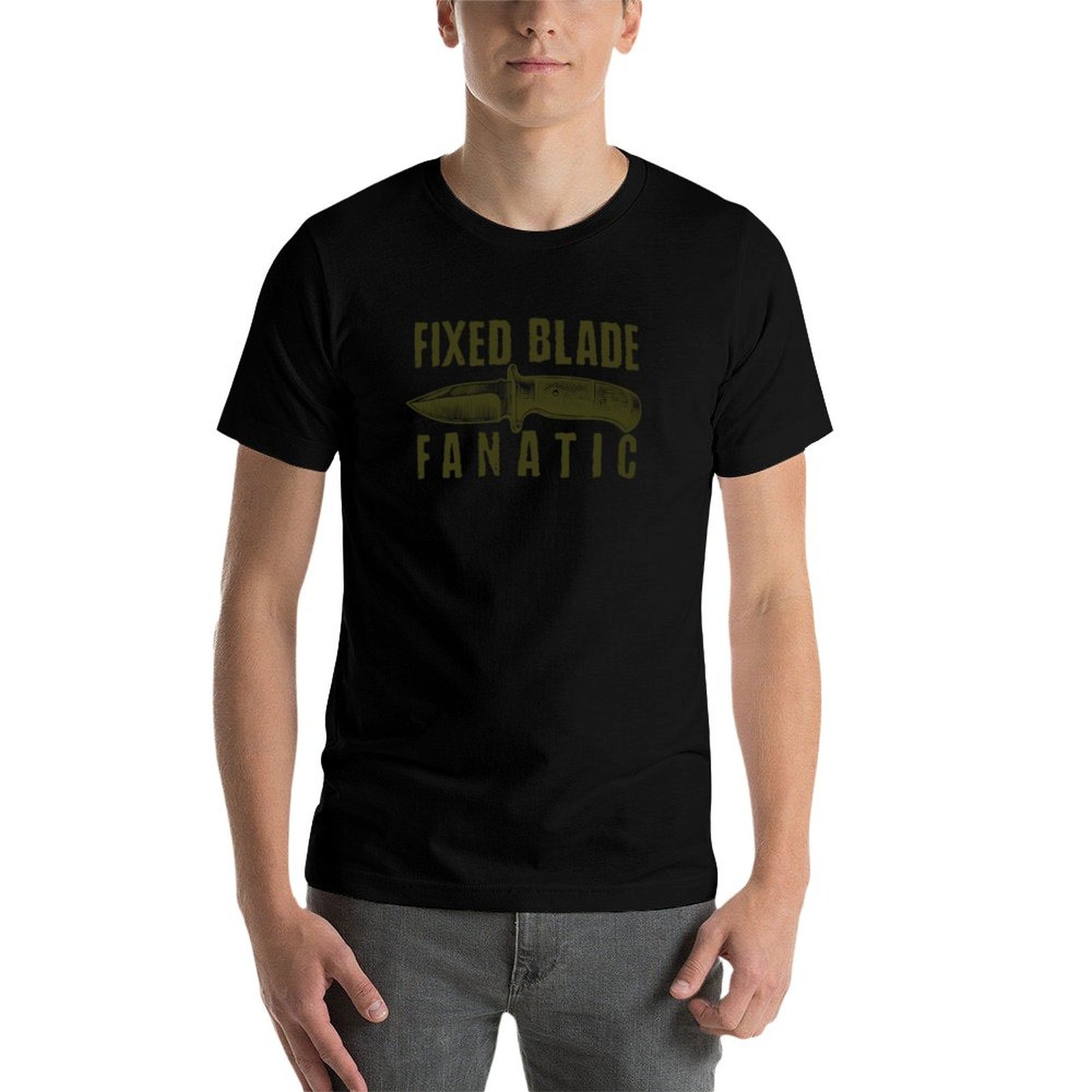 تي شيرت Fixed Blade Fanatic -  - مراجعة Edc Carry For Men وسعره