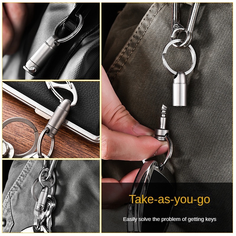 سلسلة مفاتيح من التيتانيوم من  - مراجعة Edc Carry Kit وسعره