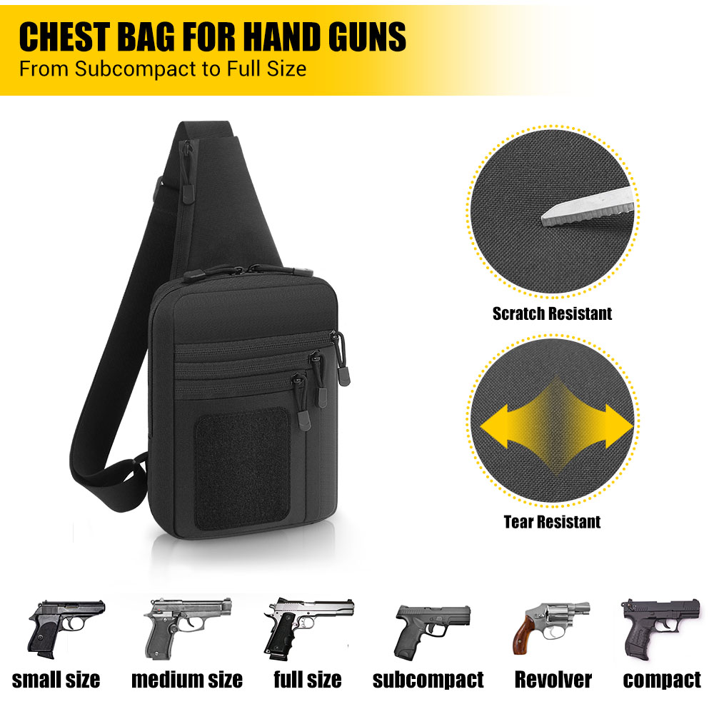 حقيبة مسدس تكتيكية، حافظة مسدس - مراجعة Edc Carry Pistols وسعره