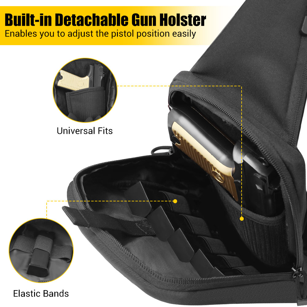 حقيبة مسدس تكتيكية، حافظة مسدس - مراجعة Edc Carry Pistols وسعره