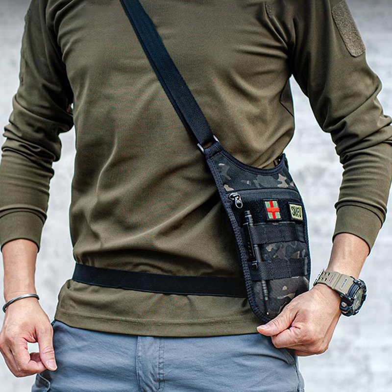 تحت الإبط التكتيكية حقيبة كتف  - مراجعة Edc Carry Box وسعره