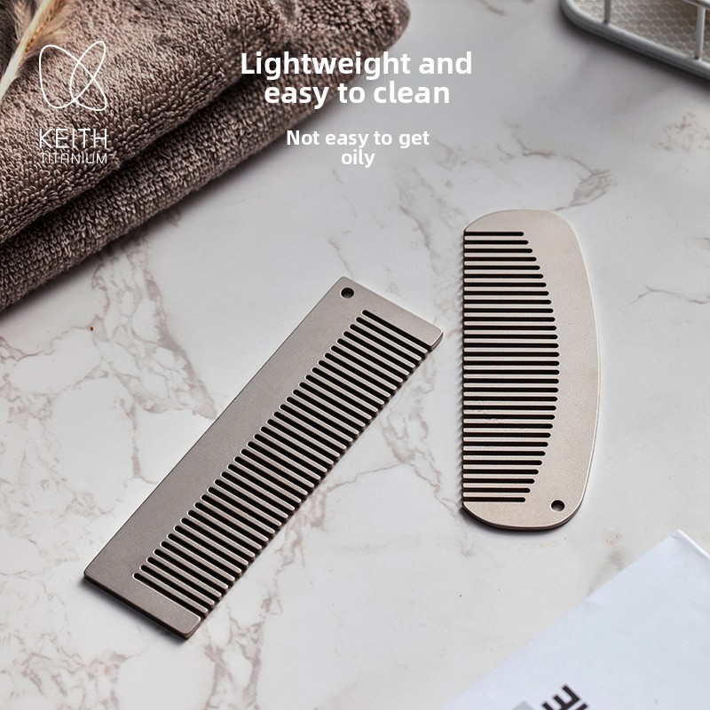 مشط محفظة تيتانيوم KEITH للشعر - مراجعة Comb Pocket Titanium وسعره