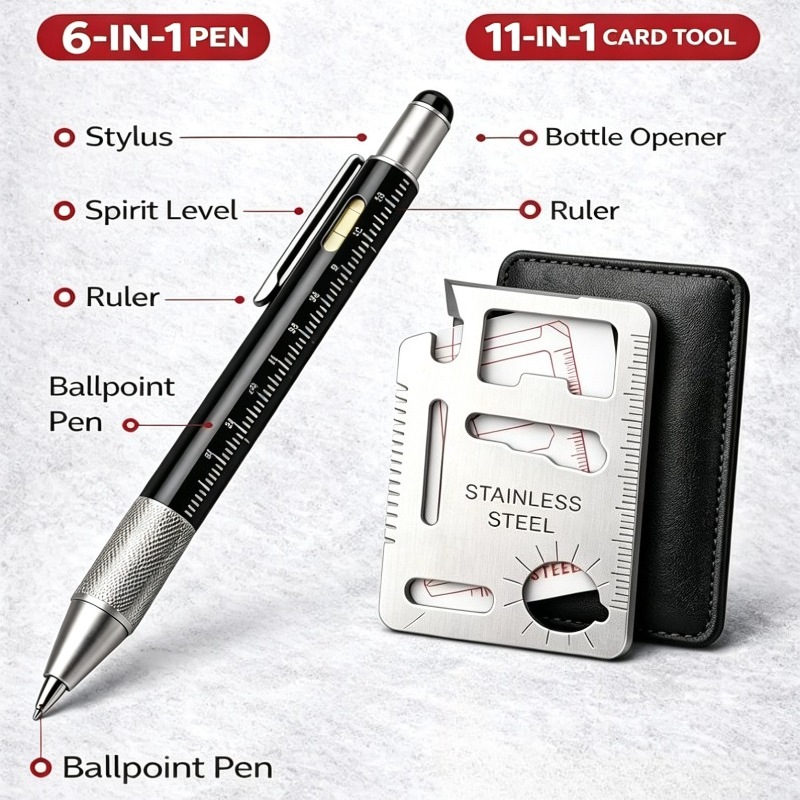 هدايا للرجال: قلم متعدد الاستخ - مراجعة Edc Carry For Men وسعره
