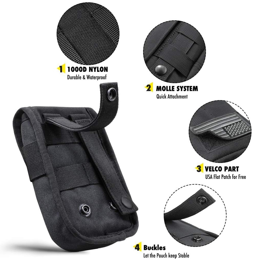 حافظة هاتف تكتيكية بنظام مولي، - مراجعة Edc Carry Belt وسعره
