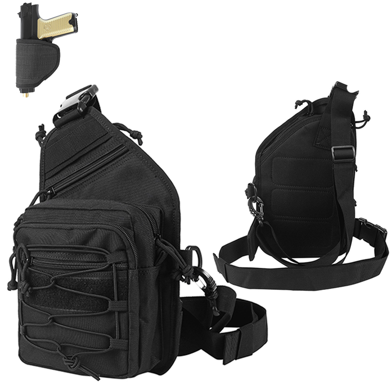 حقيبة حمل مخفية تكتيكية، حقيبة - مراجعة Edc Concealed Carry Sling Bag وسعره