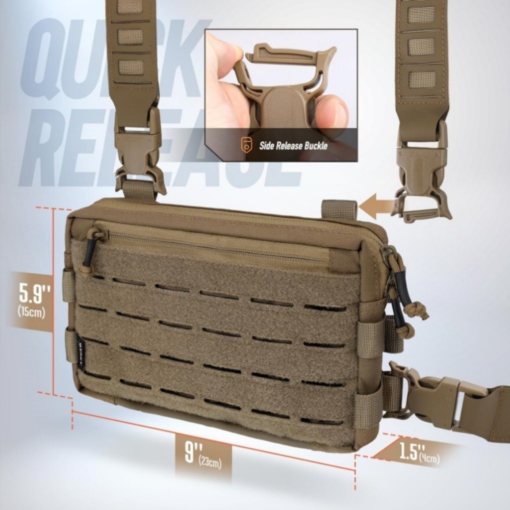 حقيبة صدر رجالية عصرية من النا - مراجعة Edc Carry Bag وسعره