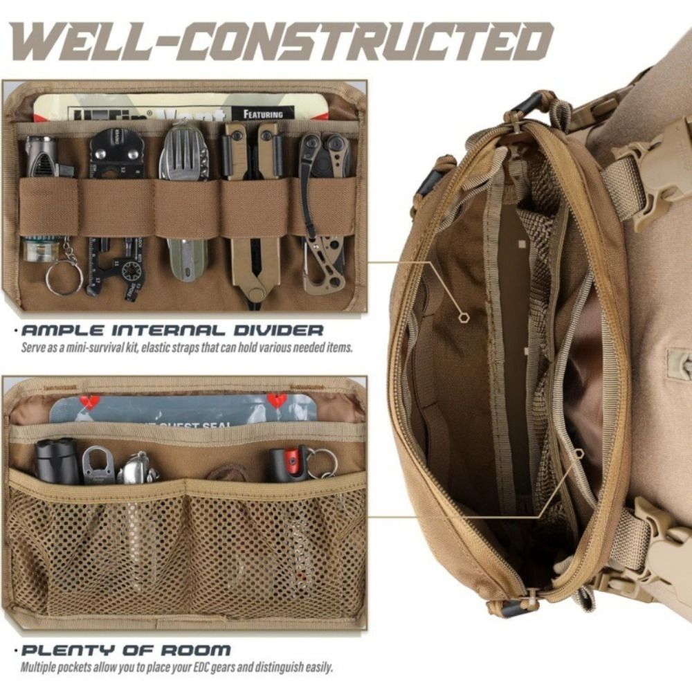 حقيبة صدر رجالية عصرية من النا - مراجعة Edc Carry Bag وسعره