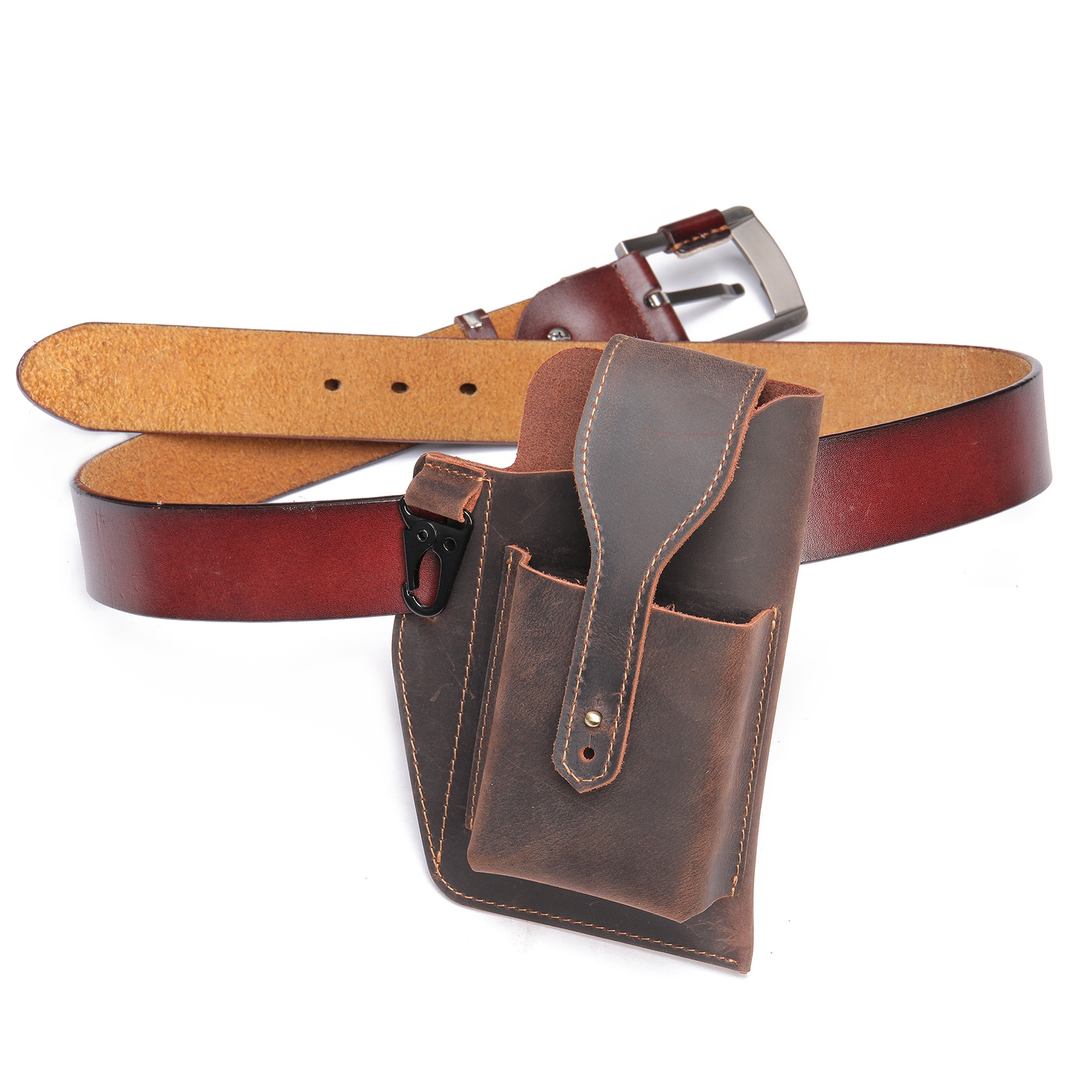حافظة هاتف من جلد كريزي هورس ل - مراجعة Edc Carry For Men وسعره