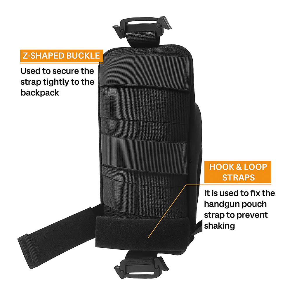 حقيبة كتف تكتيكية بنظام MOLLE، - مراجعة Edc Everyday Carry وسعره