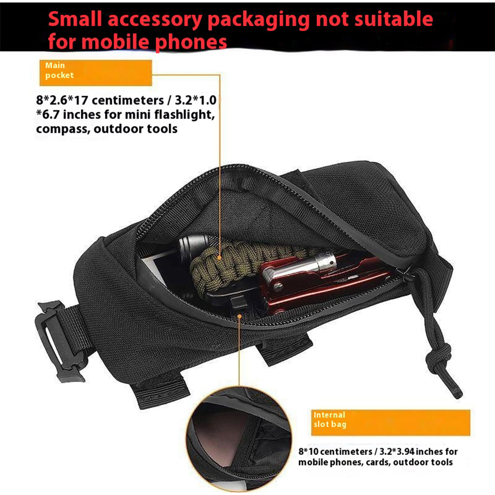 حقيبة كتف تكتيكية بنظام MOLLE، - مراجعة Edc Everyday Carry وسعره