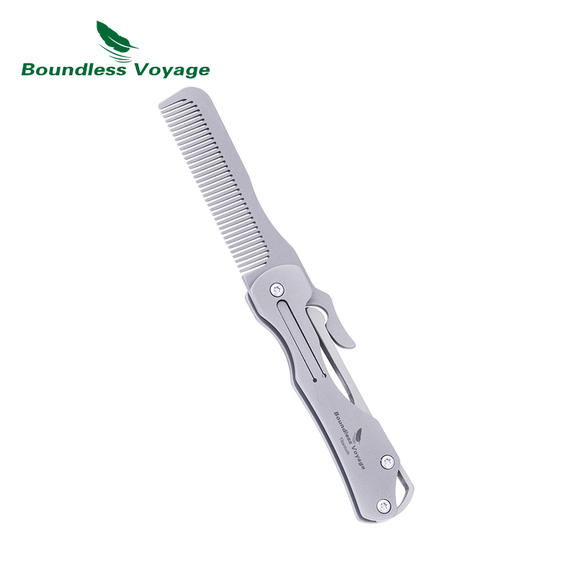 رحلة لا حدود لها قابلة للطي ال - مراجعة Comb Pocket Titanium وسعره