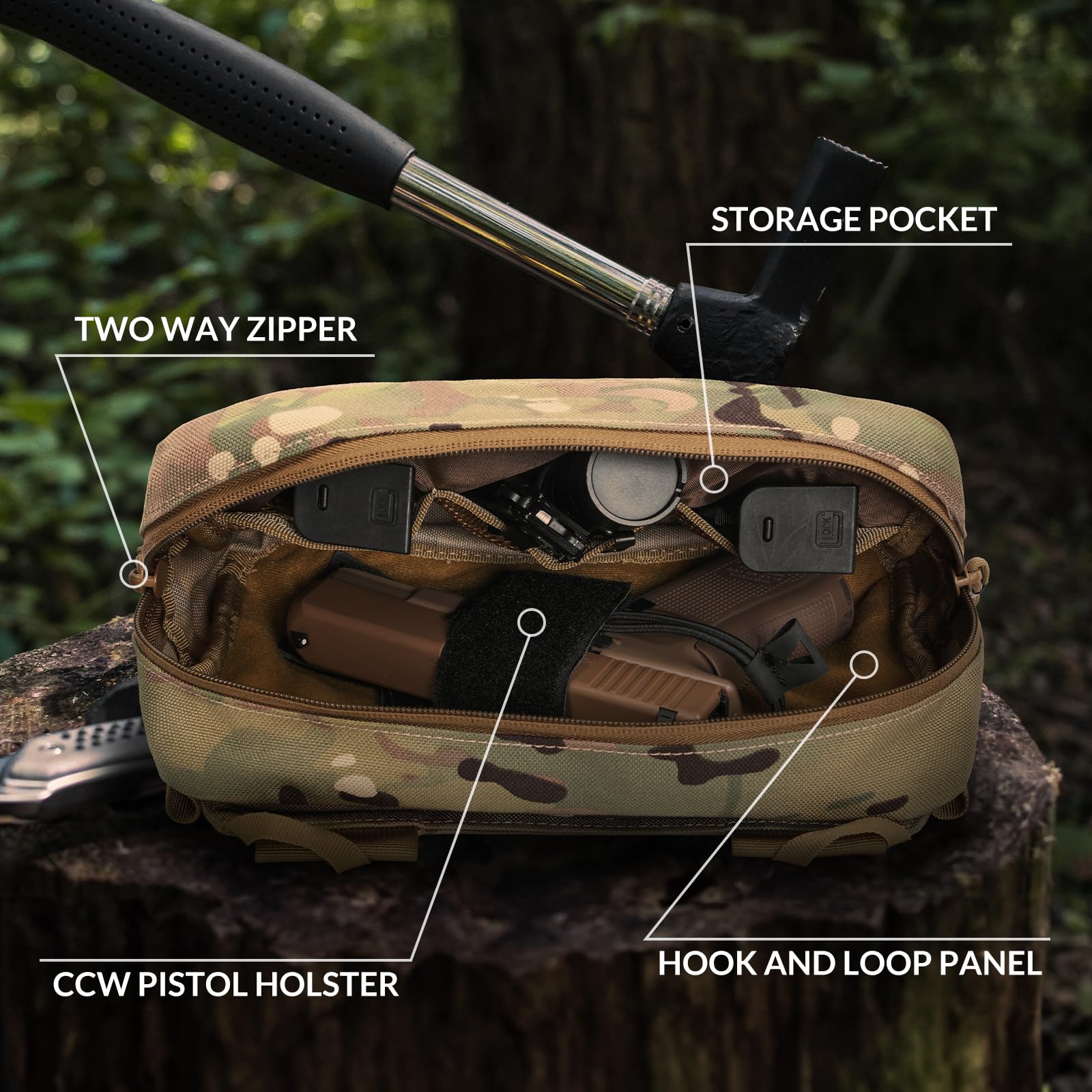 حزمة فاني تكتيكية، حقيبة حمل م - مراجعة Edc Concealed Carry Sling Bag وسعره