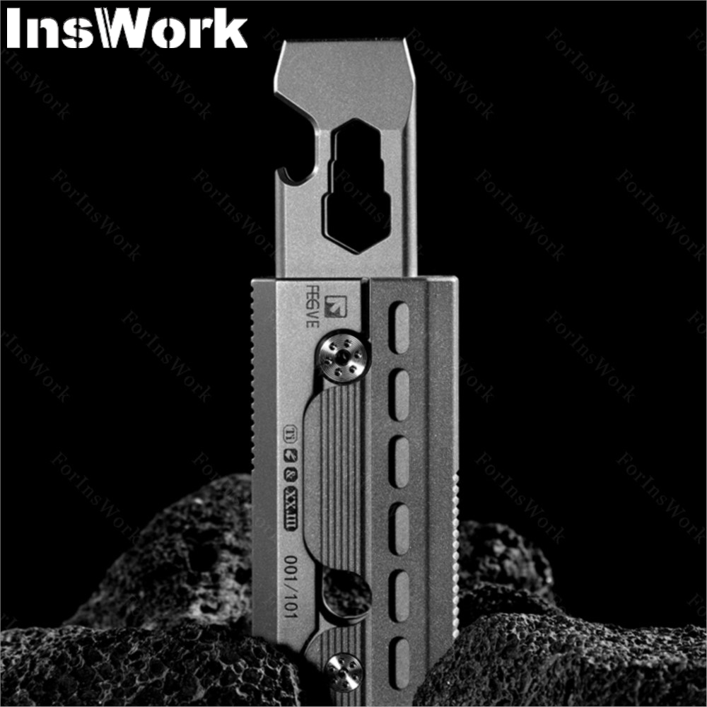 فتاحات زجاجات من سبائك التيتان - مراجعة Edc Carry Piece وسعره