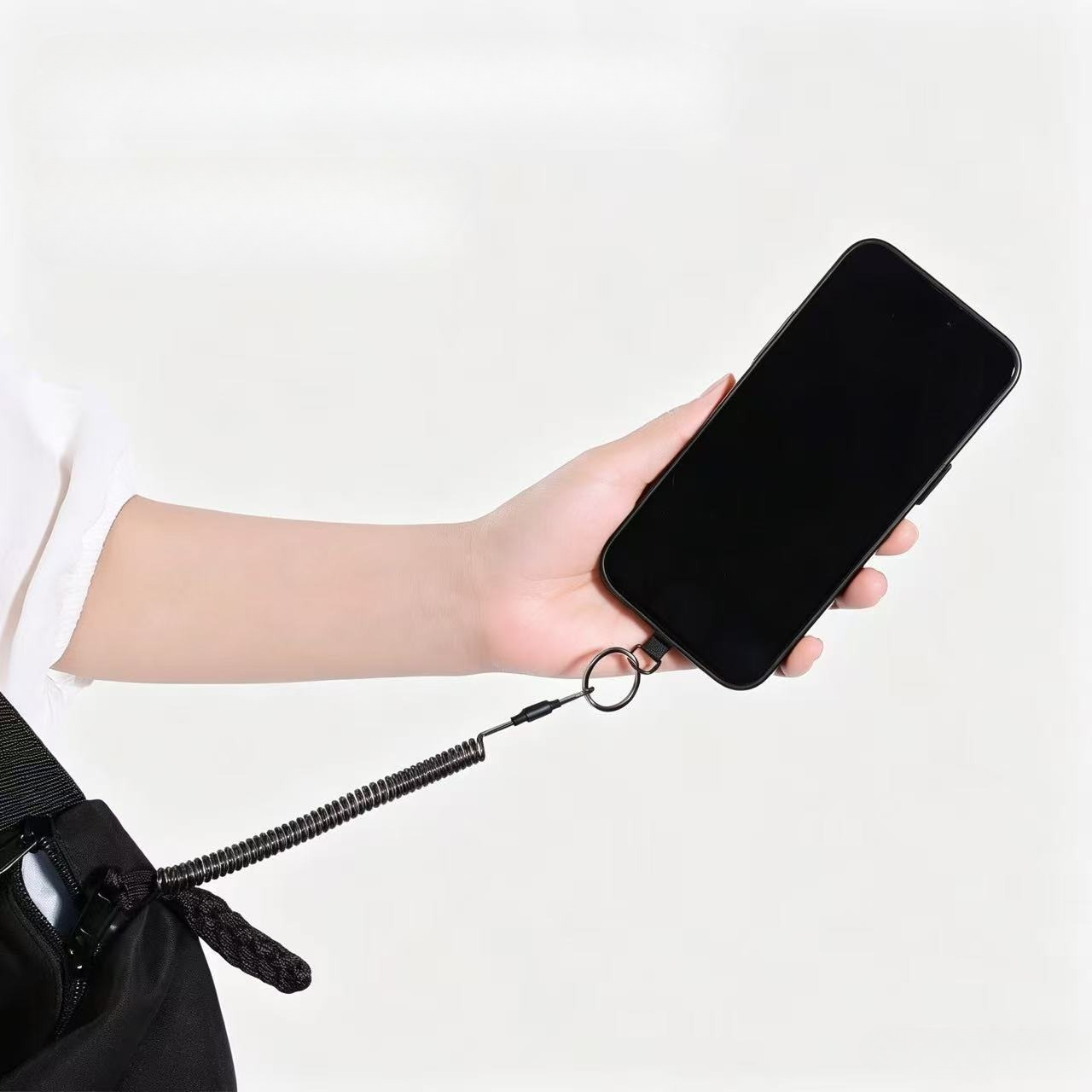 حبال هاتف مرنة مضادة للضياع مع - مراجعة Carabiner Keychain وسعره
