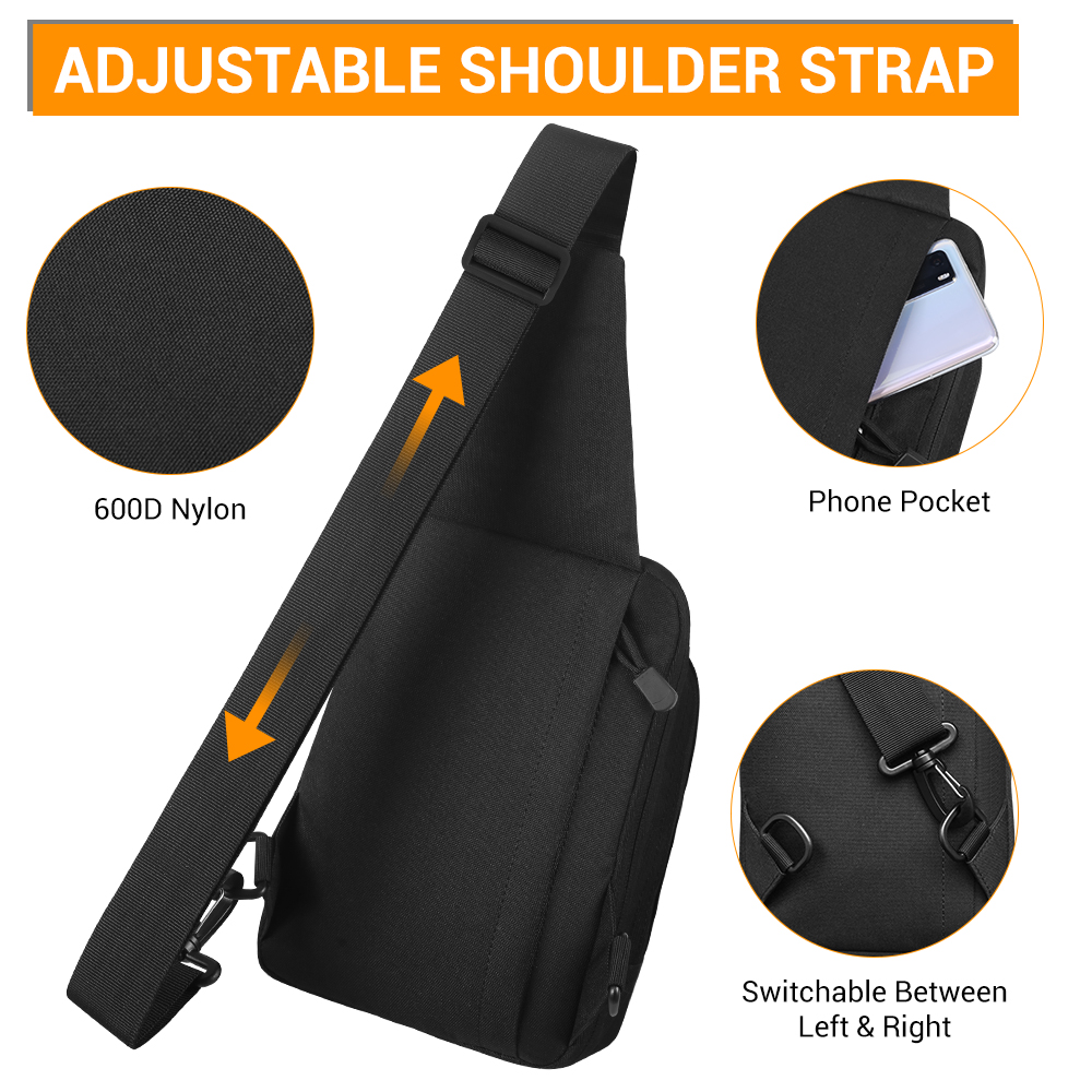 حقيبة مسدس تكتيكية للحمل المخف - مراجعة Edc Concealed Carry Sling Bag وسعره