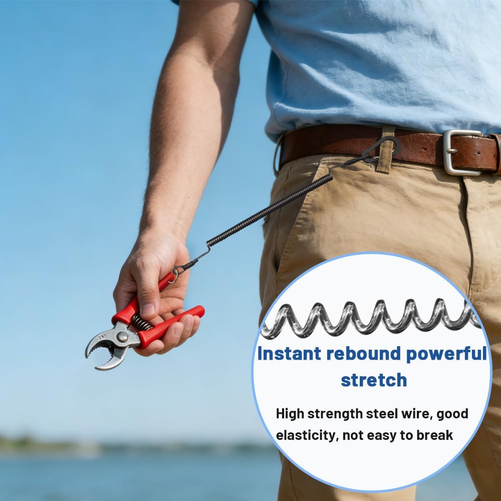 حبل هاتف مرن مضاد للضياع، حبل  - مراجعة Carabiner Keychain وسعره