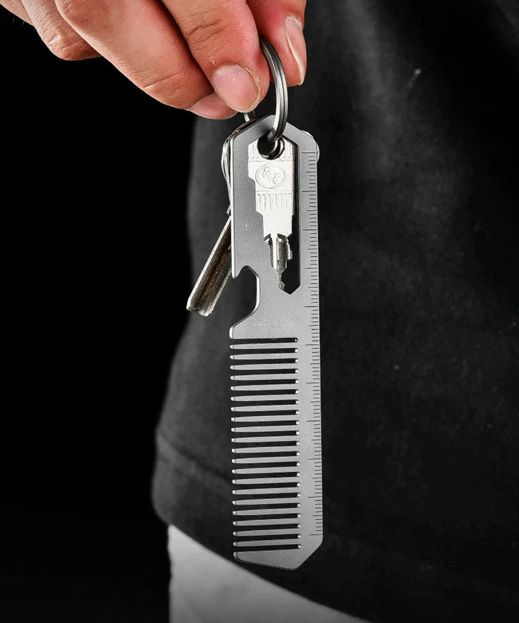 مشط FEGVE من التيتانيوم مضاد ل - مراجعة Comb Pocket Titanium وسعره