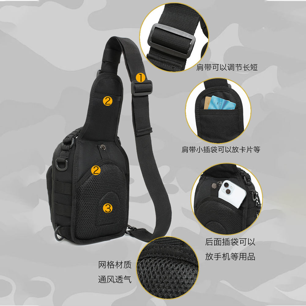حقيبة تكتيكية متعددة الوظائف ل - مراجعة Edc Concealed Carry Sling Bag وسعره