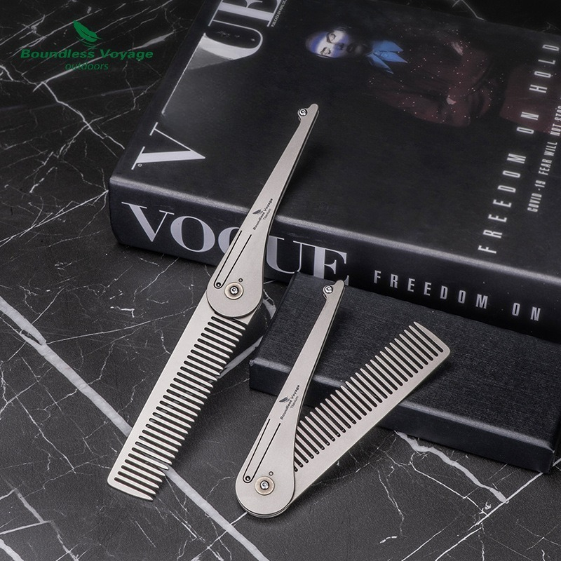 مشط شعر قابل للطي من التيتانيو - مراجعة Comb Pocket Titanium وسعره